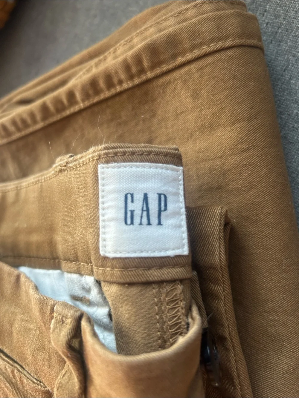 2 Pairs of 29x30 GAP Essential Skinny Khakis - Tan